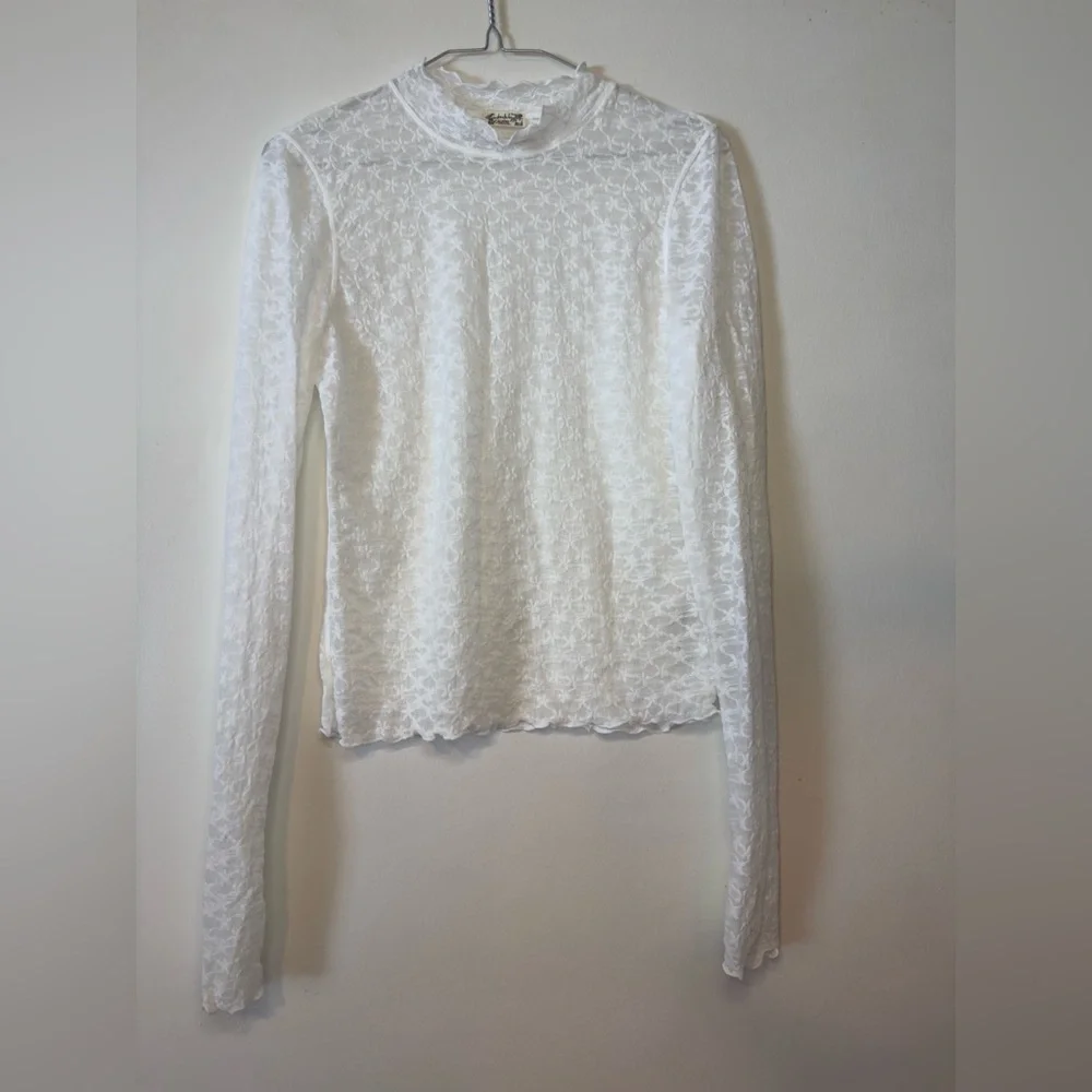 Free People Intimately Layering Mesh top Small - Picture 1 of 5